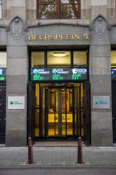 Euronext Amsterdam Stcok Austausch — Stockfoto