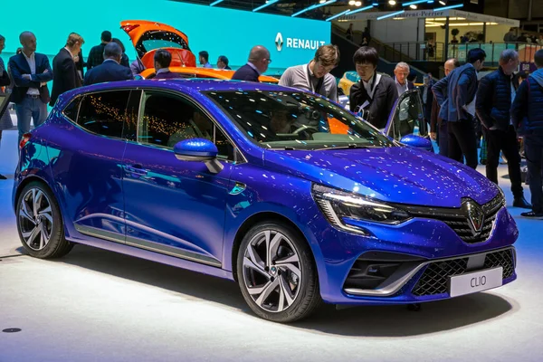 New Renault Clio Car 89Th Geneva International Motor Show Geneva — Stock Photo, Image