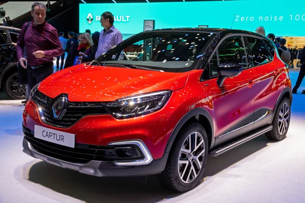 Nouvelle Renault Captur 89Ème Salon International Genève Genève Suisse Mars — Photo