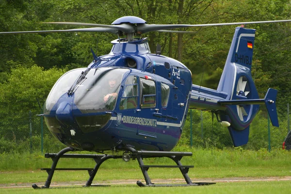 Bonn Alemanha Maio 2010 Helicóptero Alemão Patrulha Fronteira Eurocopter 135 — Fotografia de Stock