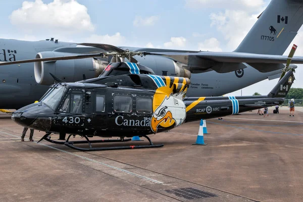 Bell 146 Helicóptero Griffon Las Fuerzas Armadas Canadienses Pista Raf —  Fotos de Stock
