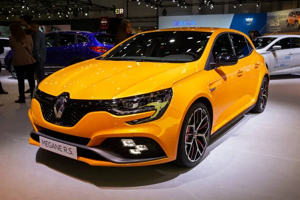 Brussel Jan 2020 Nieuwe Renault Megane Automodel Tentoongesteld Het Autosalon — Stockfoto