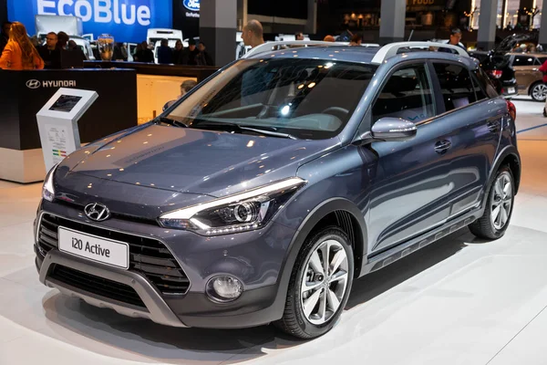 Hyundai I20 Active Wurde Auf Dem Brüsseler Autosalon Präsentiert Belgien — Stockfoto