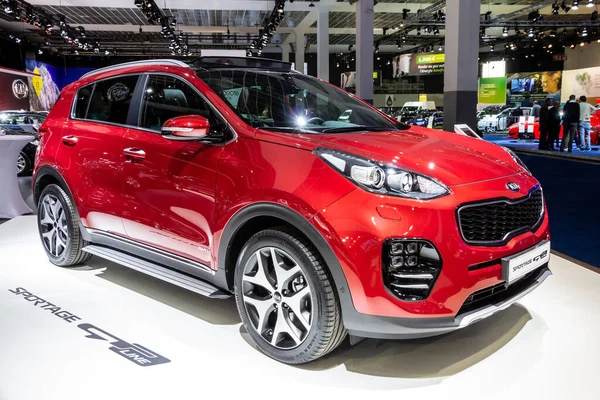 Kia Sportage Line Auf Dem Brüsseler Autosalon Belgien Januar 2016 — Stockfoto