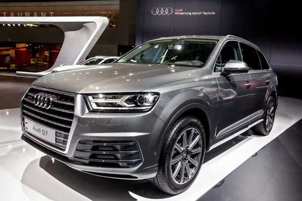 Audi Mostra Salone Dell Automobile Bruxelles Expo Autosalon Belgio Gennaio — Foto Stock