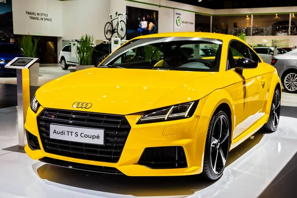 Audi Coupe Vettura Sportiva Presentata Salone Dell Automobile Bruxelles Expo — Foto Stock