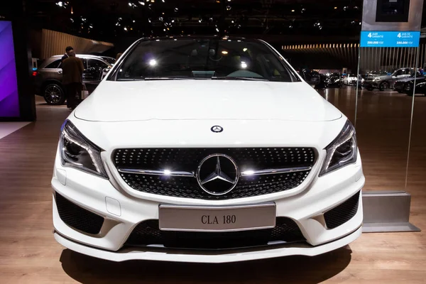 Mercedes Benz Cla 180 Car Showcased Brussels Expo Autosalon Motor — Stock Photo, Image