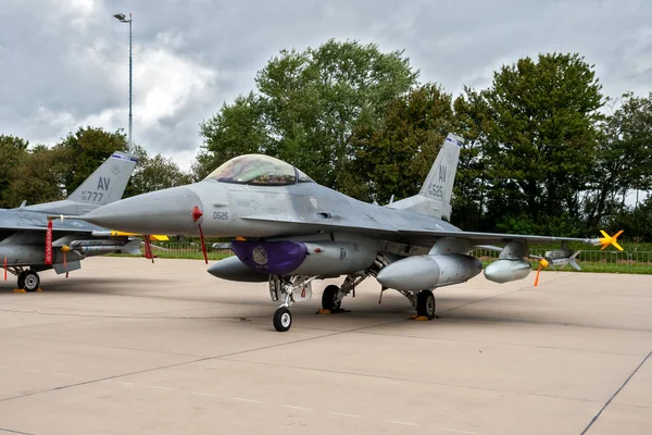 Força Aérea Dos Eua 16C Viper Jato Caça Base Aérea — Fotografia de Stock