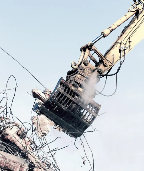 Demolition crane — Stock Photo, Image