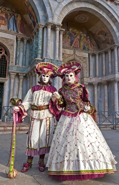 Máscaras del carnaval veneciano — Foto de Stock