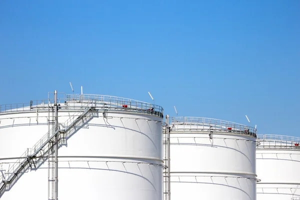 Oil storage silos — Stock Photo, Image