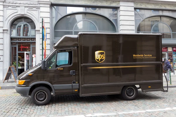 UPS lastbil — Stockfoto