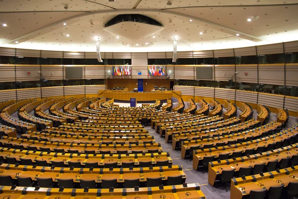 Sala do Parlamento Europeu — Fotografia de Stock