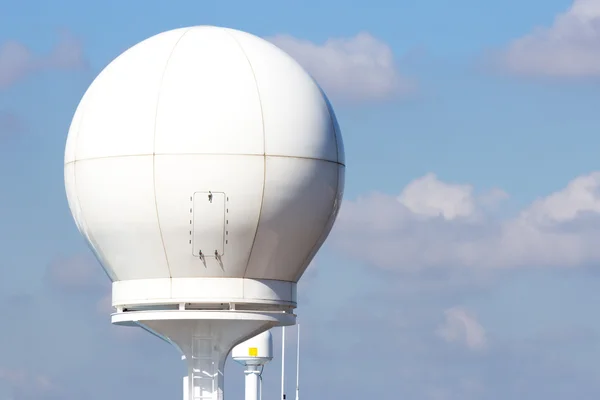 Schip radar koepel — Stockfoto