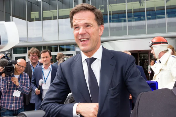 Mark Rutte AutoRAI — Zdjęcie stockowe