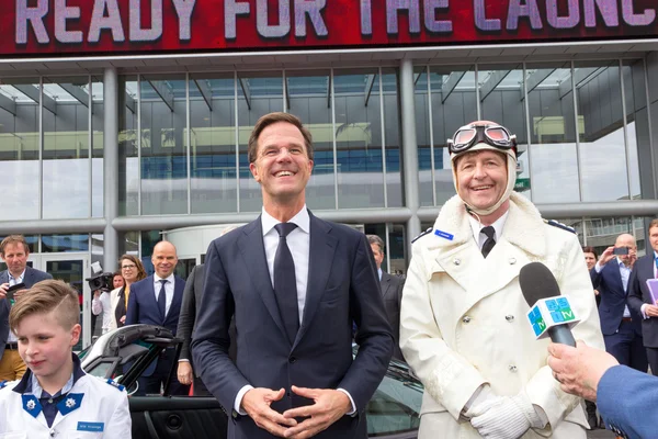 Mark Rutte AutoRAI — Stockfoto