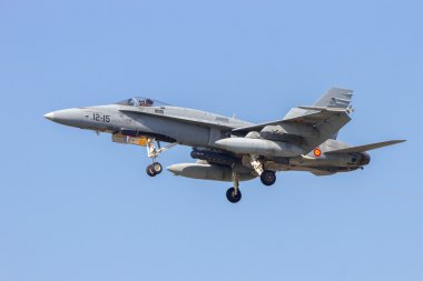 Spanish F-18 Hornet clipart
