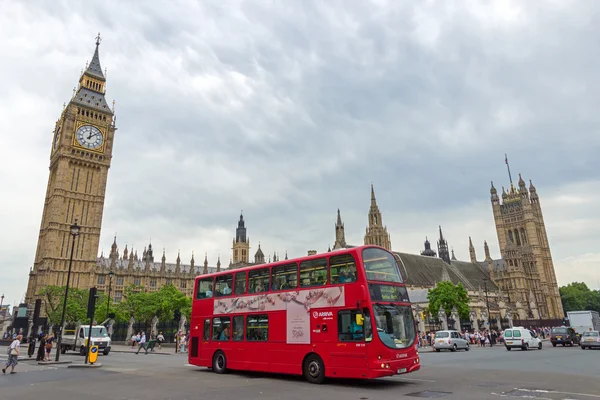 Autobus Big Ben — Stock fotografie