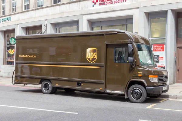 Ups caminhão — Fotografia de Stock