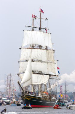 Clipper Sail ship 'Stad Amsterdam' clipart