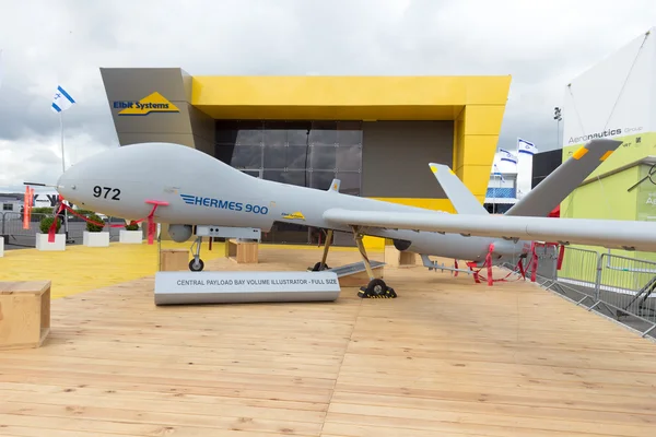 Elbit Systems Hermes 900 veículo aéreo não tripulado (UAV ) — Fotografia de Stock