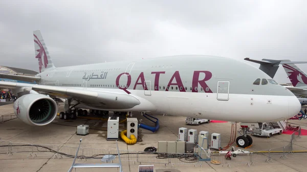 Katar Hava Otobüsü 380 — Stok fotoğraf