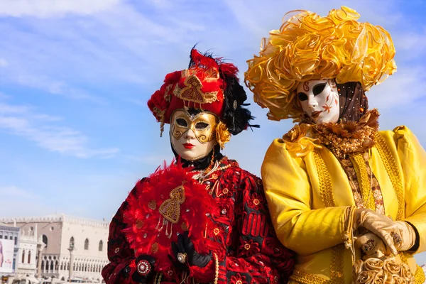Venecia carnaval de disfraces —  Fotos de Stock