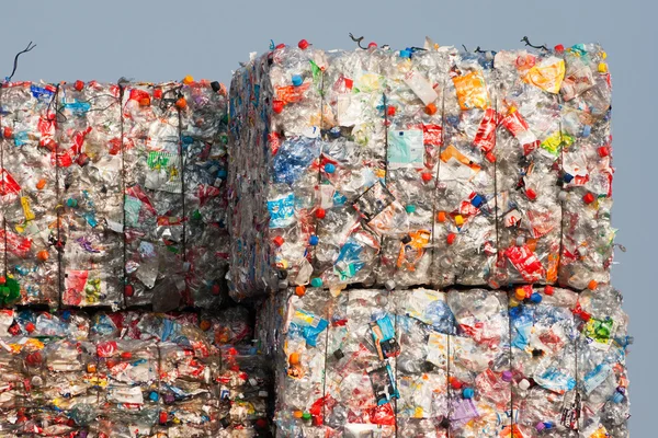 Recycelbarer Plastikmüll — Stockfoto