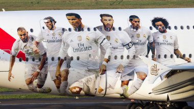 Real Madrid Emirates clipart