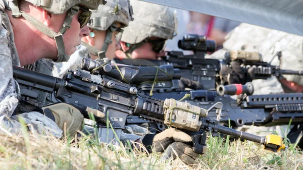 Uns Infanteriesoldaten — Stockfoto