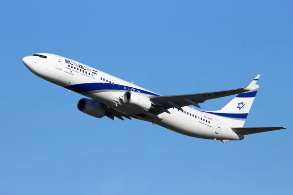 4 x-Ehe El Al Israel Airlines Boeing 737-958(Er) (Wl) — Fotografia de Stock