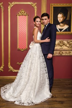 Güzel gelin ve damat