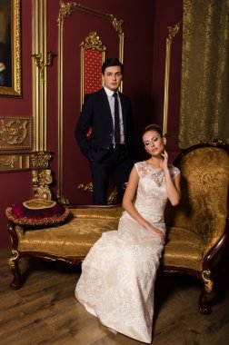 Güzel gelin ve damat