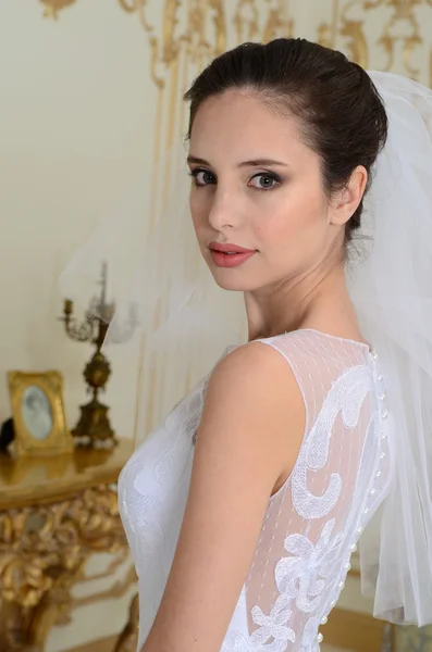 Beautiful bride face — Stock Photo, Image