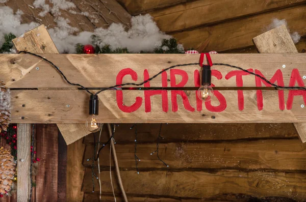 Sfondo iscrizione di Natale — Foto Stock