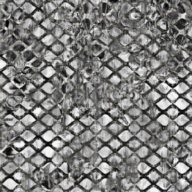 Suluboya efektli geometrik desen