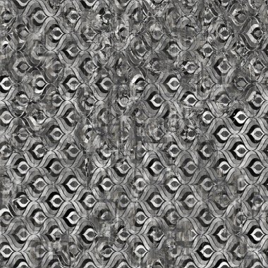 Suluboya efektli geometrik desen