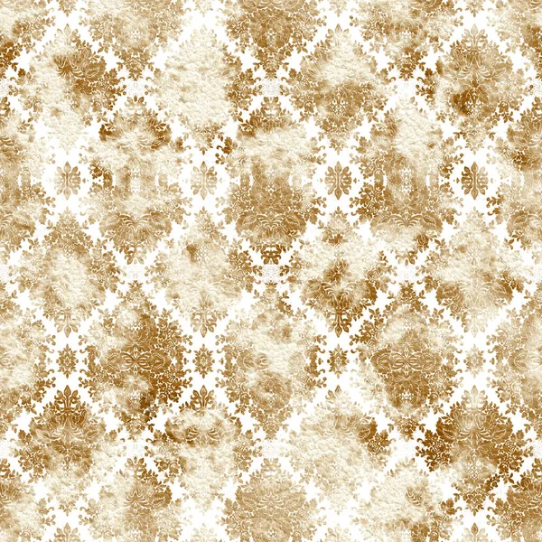 Geometrik damaske grunge desenli kusursuz desen