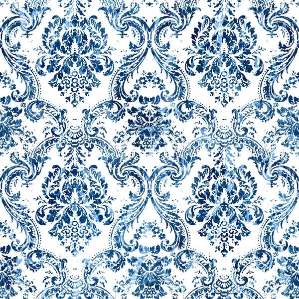 Geometrik damaske grunge desenli kusursuz desen