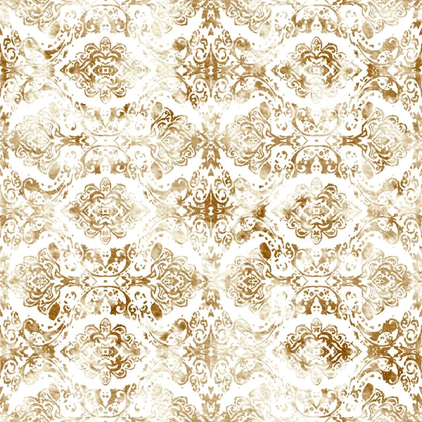 Geometric Damask Seamless Pattern Grunge Texture — Stock Photo, Image