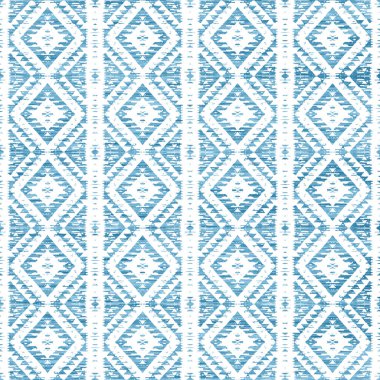 Grunge desenli Geometrik Klim ikat deseni