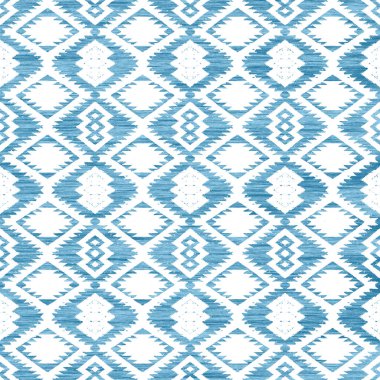 Grunge desenli Geometrik Klim ikat deseni