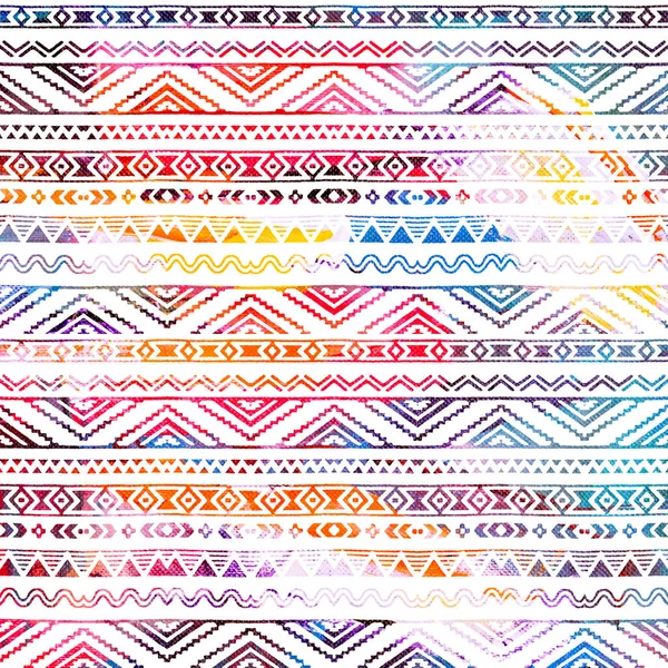 Geometric Klim Ikat Pattern Grunge Texture — Stock Photo, Image