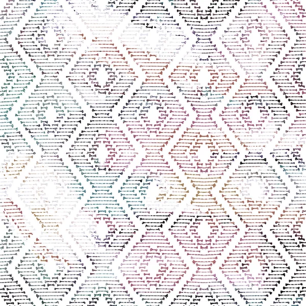 Geometriskt Klickmönster Med Grunge Textur — Stockfoto