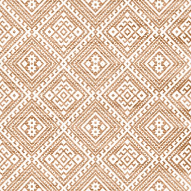 Grunge desenli Geometrik Klim ikat deseni