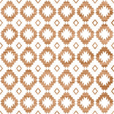 Grunge desenli Geometrik Klim ikat deseni