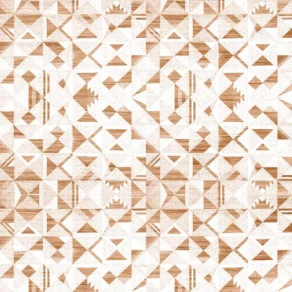 Geometrische Klim Ikat Patroon Met Grunge Textuur — Stockfoto