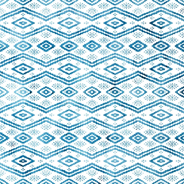 Geometric Klim Ikat Pattern Grunge Texture — Stock Photo, Image