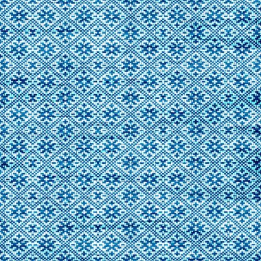 Grunge desenli Geometrik kilim ikat deseni