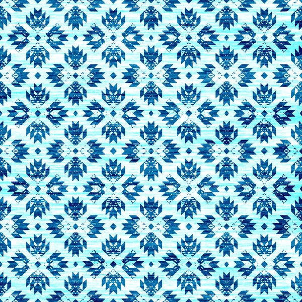 Geometric Kilim Ikat Pattern Grunge Texture — Stock Photo, Image